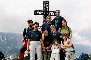 El grup al cim del Canigó